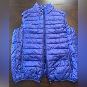 Ladies vest all blue